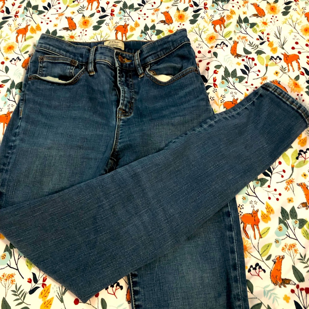 J. Crew high rise skinny jeans